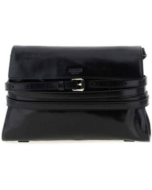 Moschino Tie Me Crossbody Bag - Black