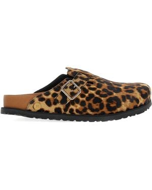 Birkenstock Boston Pony Hair Exq Narrow - Brown