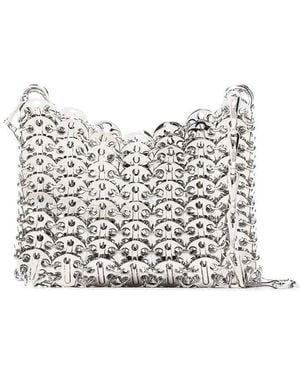 Rabanne 1969 Nano Shoulder Bag - White
