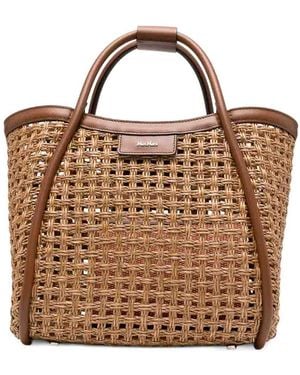 Max Mara Marinecesto Leather Bag - Brown