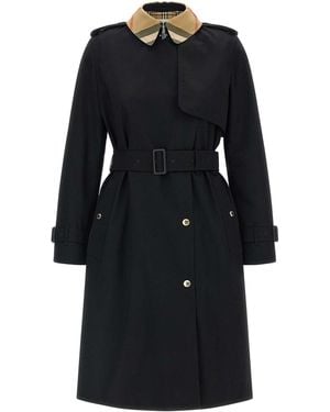 Burberry Sandridge' Trench Coat - Black