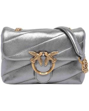 Pinko Baby Love Puff Crossbody Bag - Grey