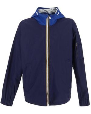 K-Way Tech Fabric Jacket - Blue