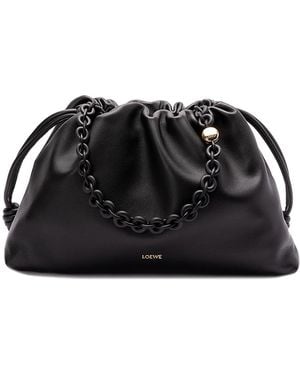 Loewe Large 'Flamenco' Bag - Black