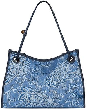 Etro Shopping Eyes M Denim Jacquard - Blue