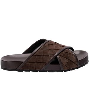 Bottega Veneta Tarik Sandals - Brown