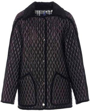 Burberry Quilted Coat - Black