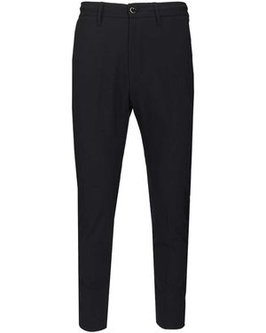 Nine:inthe:morning Straight Trousers - Blue