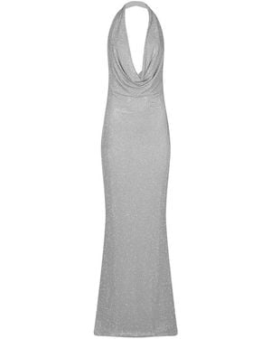 Twentyfourhaitch Dress Made Of Nylon Blend - Grey