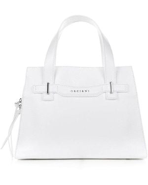 Orciani Posh Medium Handbag - White