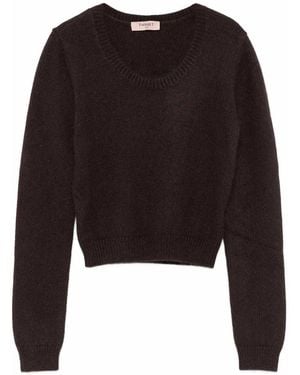 Twinset Crew Neck Jumper - Black