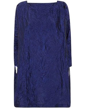 Daniela Gregis Luciana Short Dress - Blue