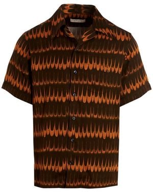 Wales Bonner Rhythm Shirt, Blouse - Brown