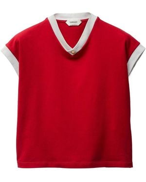 Versace Multicolour Cotton T - Red