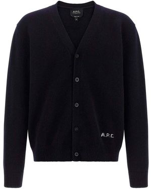 A.P.C. Kevin' Cardigan - Blue