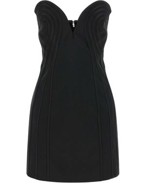 ROTATE BIRGER CHRISTENSEN 'Satin Mini' Dress - Black
