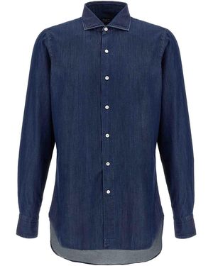 Finamore 1925 Shirt - Blue