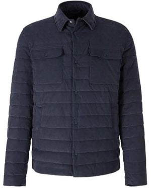 Herno Quilted Cotton Jacket - Blue