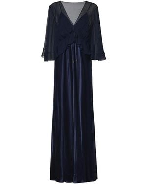 Alberta Ferretti Long Dress - Blue