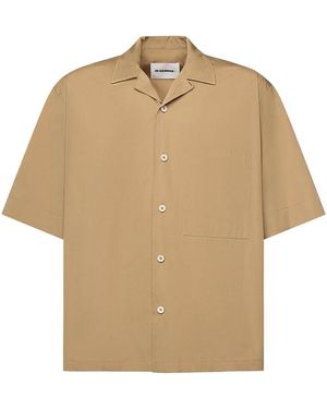 Jil Sander Cotton Poplin Shirt - Natural