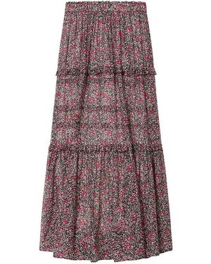 Isabel Marant Cotton Long Skirt - Purple
