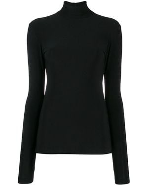 Norma Kamali Turtle-Neck Top - Black