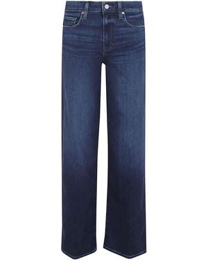 PAIGE Straight Leg Jeans - Blau