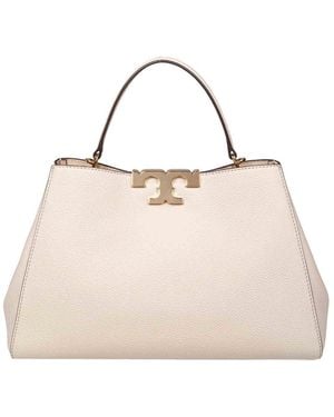 Tory Burch Eleanor Satchel Bag - Natural
