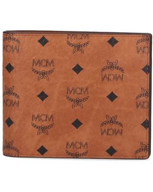 MCM Bi-Fold Wallet - Brown