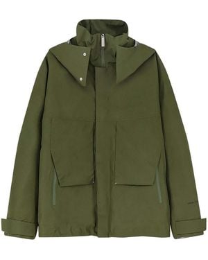 Laminar Waterproof Jacket With Padding - Green