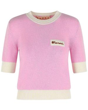 Marni Wool Blend Jumper - Pink