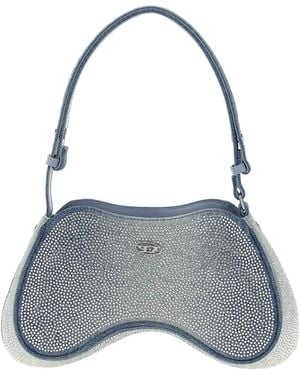 DIESEL Play Shoulder Shoulder Bag - Gray