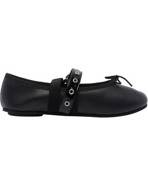 Repetto Twist Mary Jane Ballets - Black