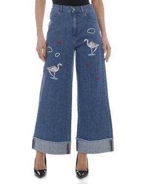 Vivetta Palagonia Embroidered Jeans - Blue