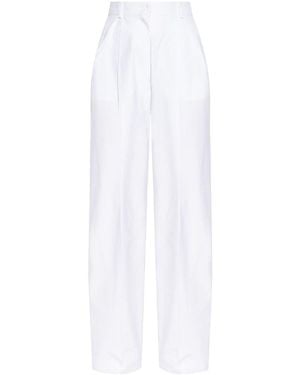 Sportmax Cotton Pants - White