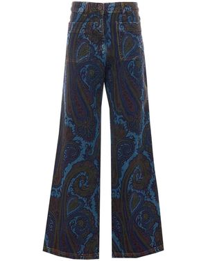 Etro Vaqueros Rectos - Azul