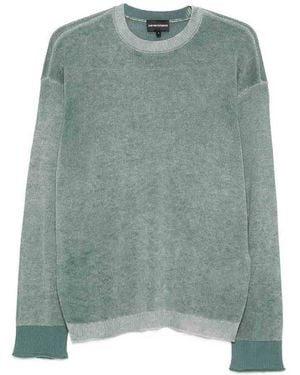 Emporio Armani Wool Crewneck Jumper - Green