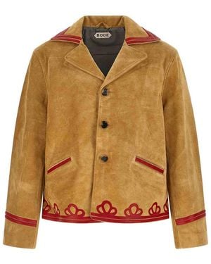 Bode 'Trefoil' Jacket - Brown