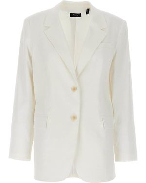 Theory Shrunken Blazer - White