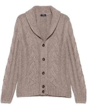 Barba Napoli Cardigan - Brown