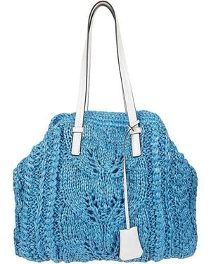 Ermanno Scervino Shopping Bag - Blue