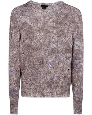 Avant Toi Cotton Round Neck - Gray