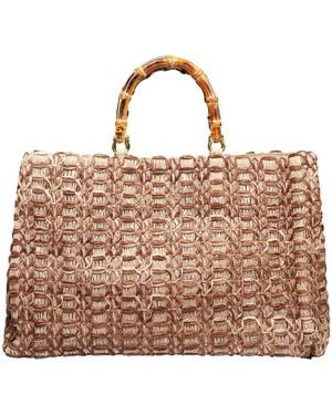 La Milanesa Shopping Plage Bag - Brown