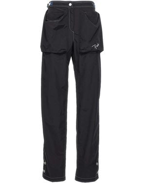 PUCCI Logo Straight Trousers - Blue