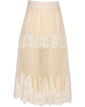 Elisabetta Franchi Skirts - Natural