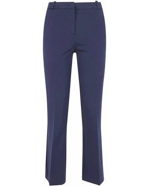 Kiltie Florette Milano Stitch Light Flare Pants - Blue