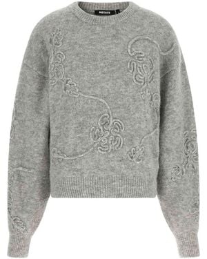ROTATE BIRGER CHRISTENSEN 3D Flower' Jumper - Grey