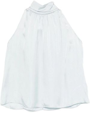 Anine Bing Halterneck Blouse - White