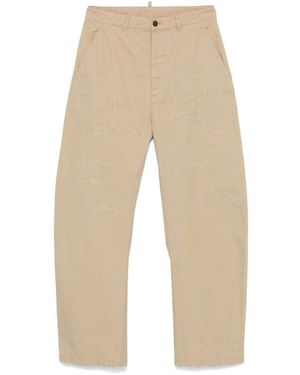 DSquared² Ripped Chino Pants - Natural