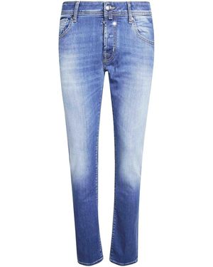 Jacob Cohen Nick Slim Pantalone 5 Tasche Silm Fit - Blue